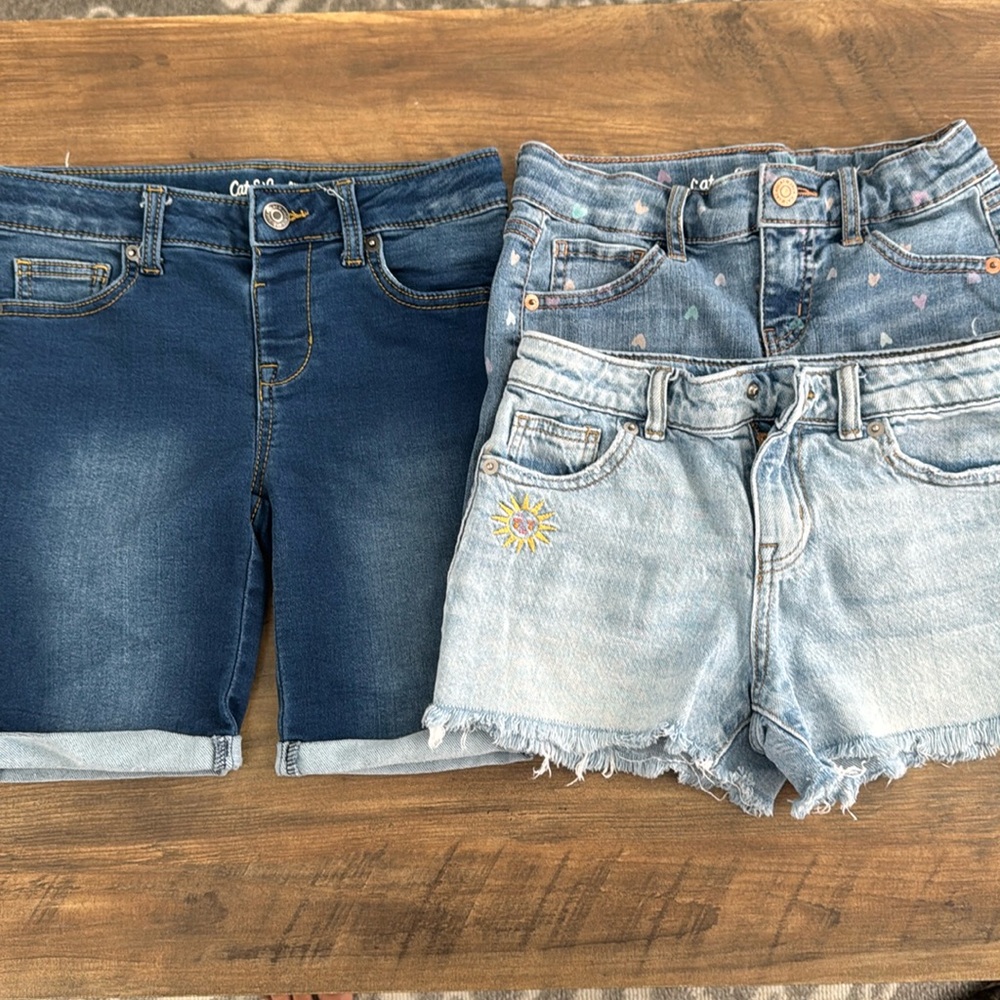 Cat and Jack girls size 8 short bundle